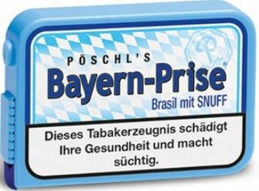 Pöschl's Bayern-Prise Brasil mit Snuff 10 g Schnupftabak